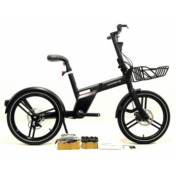 走行わずか4キロ！HONBIKE チェーンレス電動自転車 TOGO01