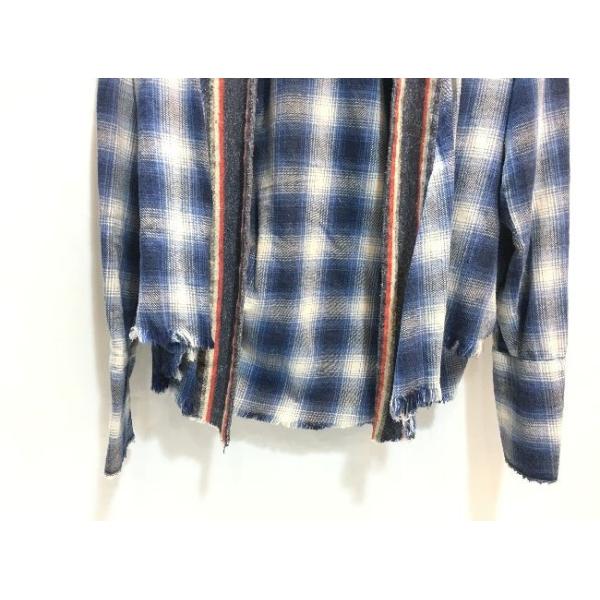 代官山 クレッグローレン Greg Lauren カーディガン ブルーチェック コットン コットン Greg メンズ レディース カーディガン サイズ1 Dky Ls Cycle Paradise