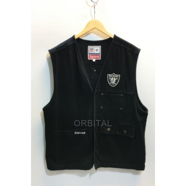 代官山)Supreme シュプリーム 19SS NFL Raiders 47 Denim Vest デニム 