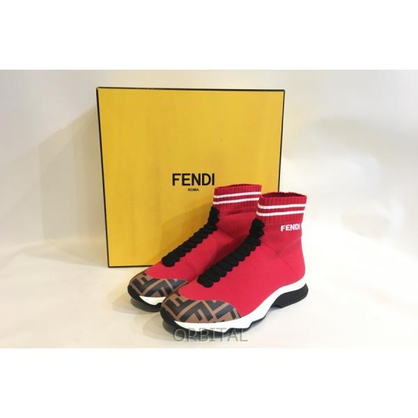 ブランド 二子玉)FENDI フェンディ 未使用 ソックススニーカー ブランド 二子玉)FENDI フェンディ 未使用 ソックススニーカー
