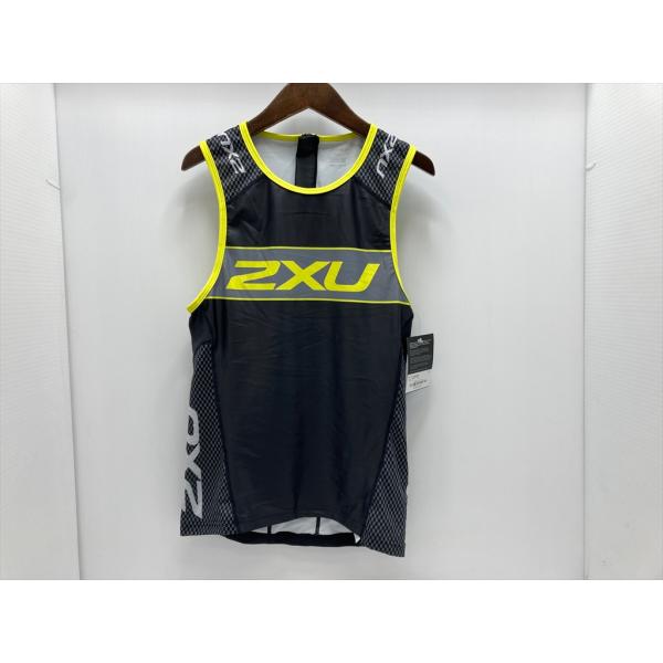 ★★未使用品 ツータイムズユー 2XU パフォーム カスタム トライトップ PERFORM CUSTOM TRITOP トライアスロン 黒×黄 Lサイズ