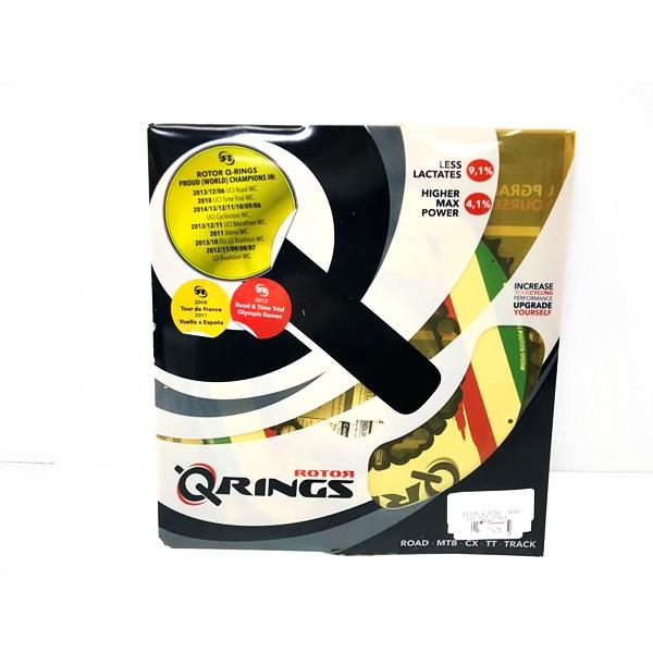 未使用 ローター ROTOR Q-RINGS AERO 楕円チェーンリング 110PCD 5