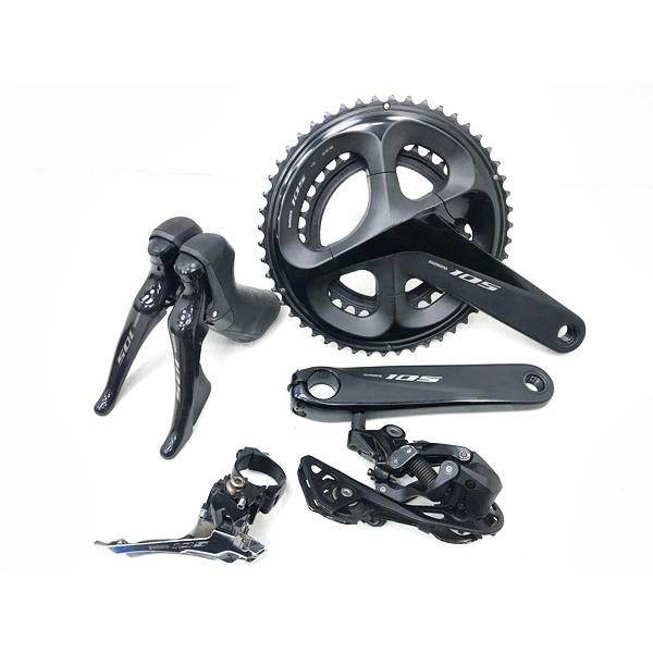 や*い様 Shimano 105 11s 11速コンポーネントセット 現状品 Shimano 105 11速コンポーネントセット 黒 7000系