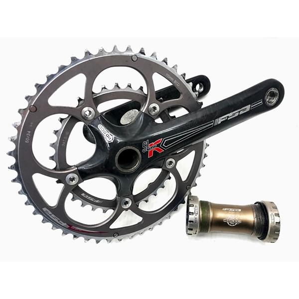 エフエスエー FSA SL-K カーボンクランク 170mm 純正チェーンリング 50