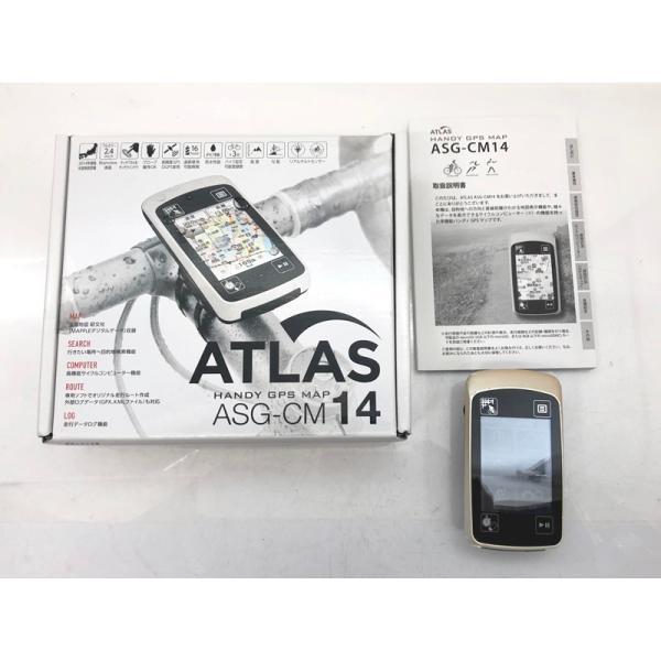 アトラスGPS機能搭載サイコンASG-CM14 アトラス ATLAS ASG-CM14 サイクルコンピューター サイコン 日本語対応