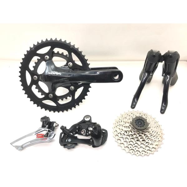 【中古】【完動品】シマノ sora 3500 グループセット cycleparadisestore_cps-