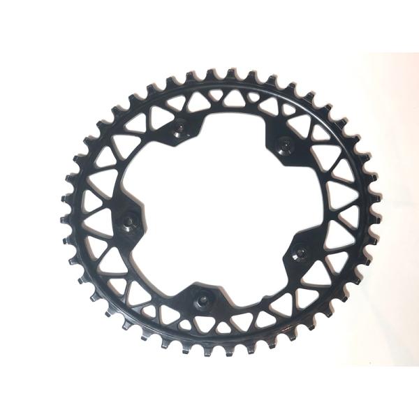 Absolute BLACK Gravel Oval 楕円チェーンリング アブソリュートブラック Absolute Black Gravel OVAL 1X 110