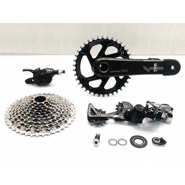 スラム SRAM FORCE クランク 左右レバー RD スプロケ セット 新品 スラム SRAM XX1 コンポセット 1x11速 シフター クランク リア