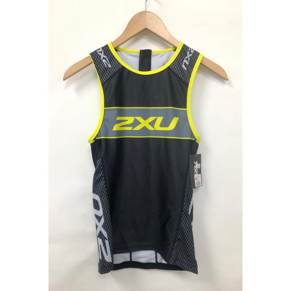 未使用品 2XU ツータイムズユー パフォーム カスタムトライトップ MX5482A ブラック イエロートライアスロン S