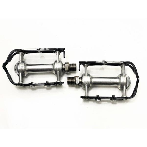 CAMPAGNOLO カンパニョーロ SUPER RECORD チタンシャフト Campagnolo（カンパニョーロ） スーパーレコード フラットペダル SUPER