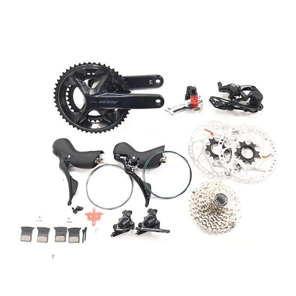 シマノ（SHIMANO） 美品 SHIMANO 105 R7100 2x12S 11-34T 機械式 油圧