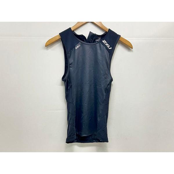 未使用品 ツータイムズユー 2XU トライスーツ パフォームリアジップシングレット PERFORM REAR ZIP SINGLET XSサイズ ブラック MT4850A