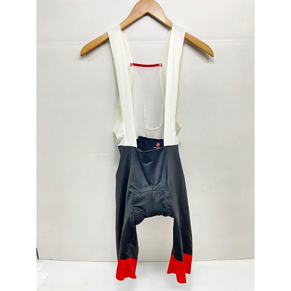 カステリ CASTELLI ビブショーツ BIB SHORTS Lサイズ ホワイト/ブラック