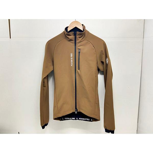 プロトンドパリ PELOTON DE PARIS 長袖サイクルジャケット SPRINTEUR SOFTSHELL JACKET Sサイズ コーヒー