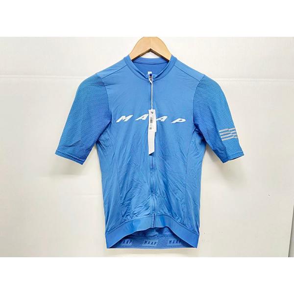 超美品 マープ MAAP EVADE BASE JERSEY Mサイズ Steel ブルー系