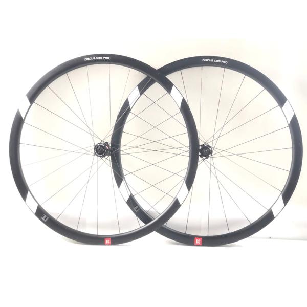 【美品】3T C35PRO DB 19c ホイールセット SRAM・XDRフリー スリーティー 3T DISCUS C35 PRO ホイールセット シマノフリー11速