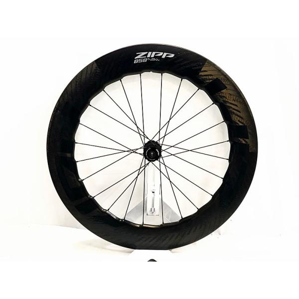 美品 ジップ ZIPP 858 NSW フロントのみ クリンチャー チューブレス