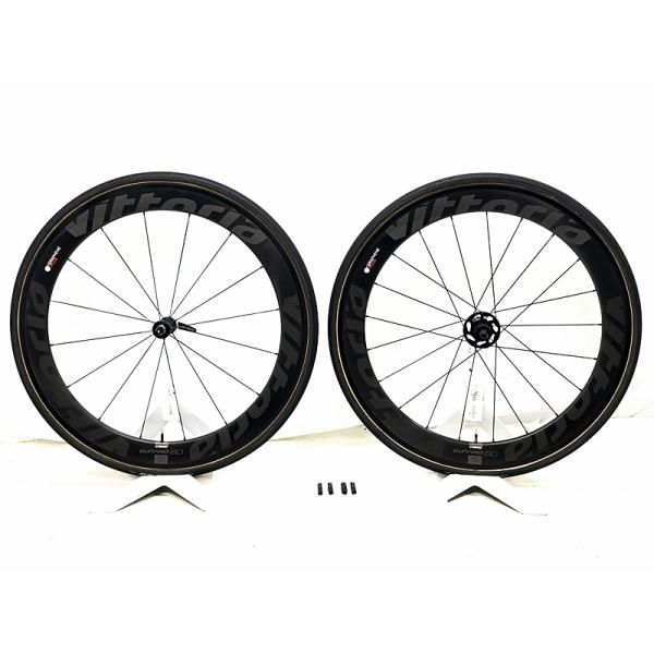 Vittoria qurano60 カーボンホイール　前後セット 週末価格】Vittoria Qurano 60カーボンホイールセット - メルカリ