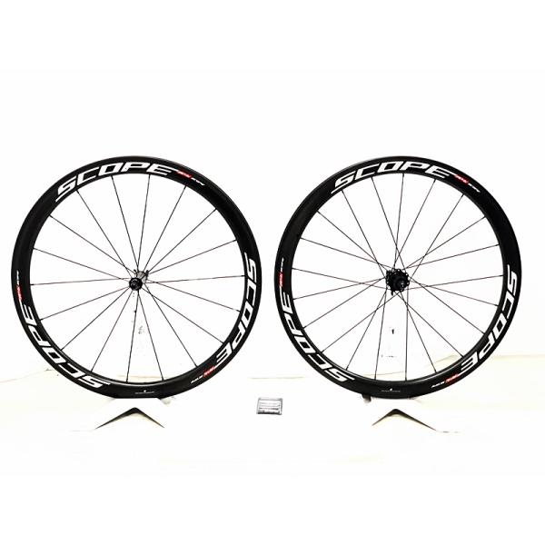 scope r4c リムブレーキ　ブラック 前後セット　シマノフリー カーボン スコープ SCOPE R4C ホイールセット シマノフリー 11速 リム