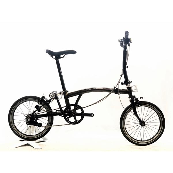 美品 ブロンプトン BROMPTON C Line Explore Mid S6M BLACK EDITION