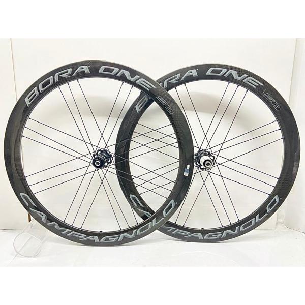 【美品】お値下げ カンパニョーロ BORA ONE 50 TU カンパ11速対応 カンパニョーロ CAMPAGNOLO ボーラワン BORA ONE 50 DB TU ホイール