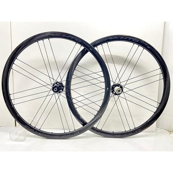 meganetrckBORA WTO 33 シマノカーボンホイール未使用 美品 カンパニョーロ CAMPAGNOLO ボーラ BORA WTO 33 ホイールセット