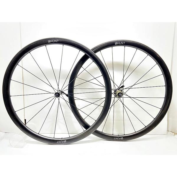 ハント HUNT 36 CARBON WIDE AERO ホイールセット シマノフリー 11速