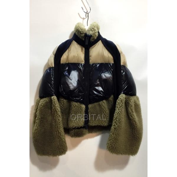 sacai ブルゾン　S ネイビー Sacai サカイ スウェット ブルゾン SPONGE SWEAT HOODIE 23