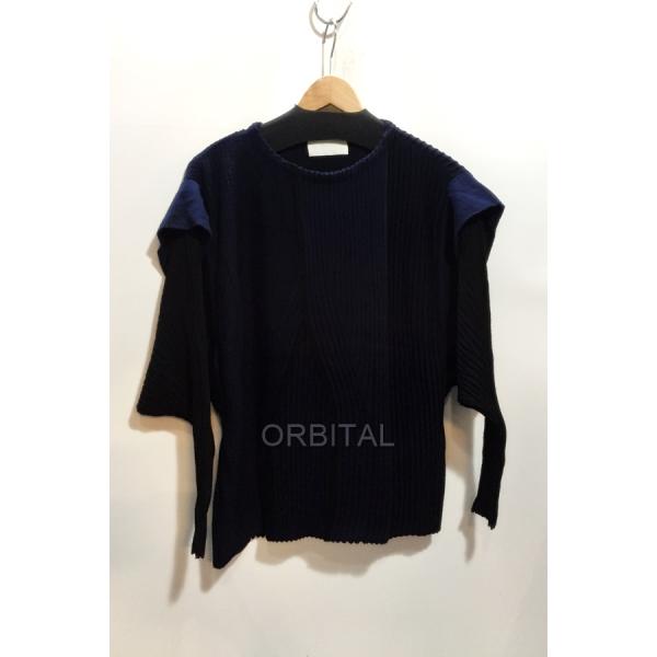 mame 代官山)Mame Kurogouchi マメクロゴウチ 3D Stripe Knited