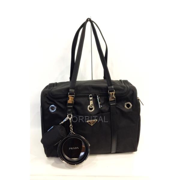 PRADA（プラダ） 代官山)PRADA 2VC968 Re-Nylon × サフィアーノレザー