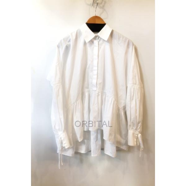 定価10万✨23年✨セシリーバンセン andrea ホワイト ペプラム ブラウス cycleparadisestore_dky-
