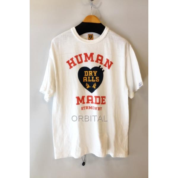 代官山)HUMAN MADE ヒューマンメイド 半袖 ロゴ Tシャツ ホワイト サイズ1