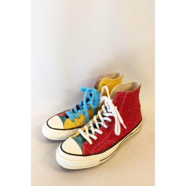 代官山)JW Anderson x Converse Chuck 70 Hi 'Glitter 164694C JWアンダーソン×コンバース マルチカラー サイズ25.5cm