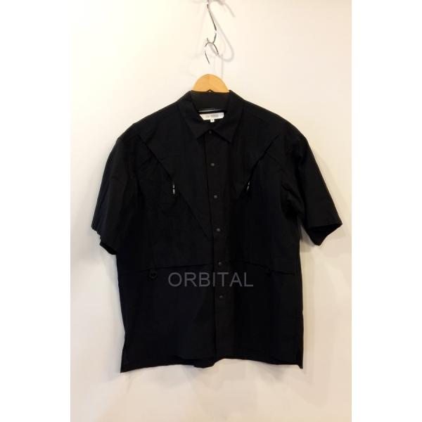 代官山)F/CE. LIGHT WEIGHT DIMENSIONAL SHIRT FST02261U0002 エフシーイー  ディメンショナル シャツ ブラック サイズM