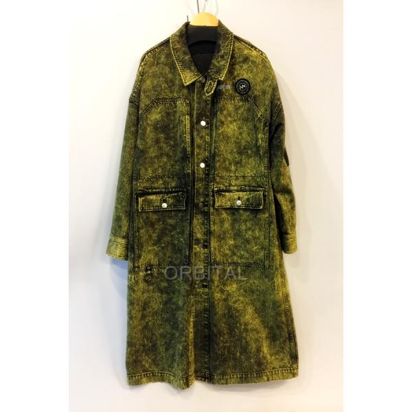 代官山)th products 11oz denim Work Coat ティーエイチプロダクツ デニム コート イエロー サイズ1