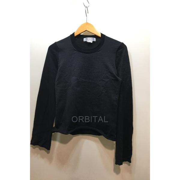 経堂) コムコム コムデギャルソン COMME des GARCONS 袖切替ニット 