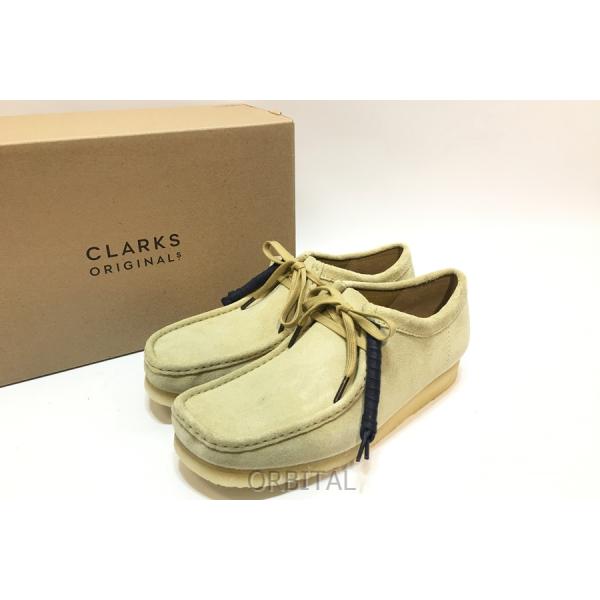 希少サイズ clarks wallabee ベージュ ワラビー UK12G Wallabee. / レディース ワラビー（メープルスエード） -Clarks
