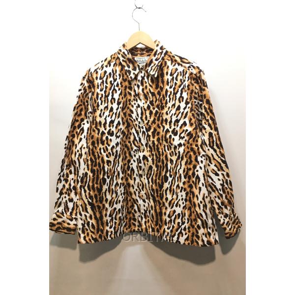 ワコマリア WACKO MARIA コーデュロイ レオパード 長袖シャツ cycleparadisestore_kyd-