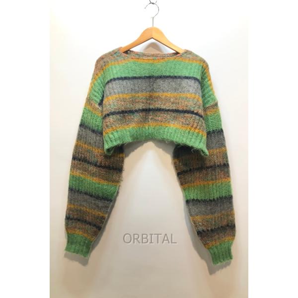 PERVERZE 経堂) パーバーズ PERVERZE Gradient Stripe Top and Scarf