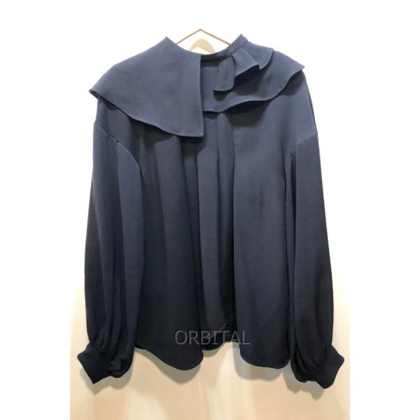 2024美品 ENFOLD エンフォルド TWO-WAY NECK BLOUSE cycleparadisestore_kyd-