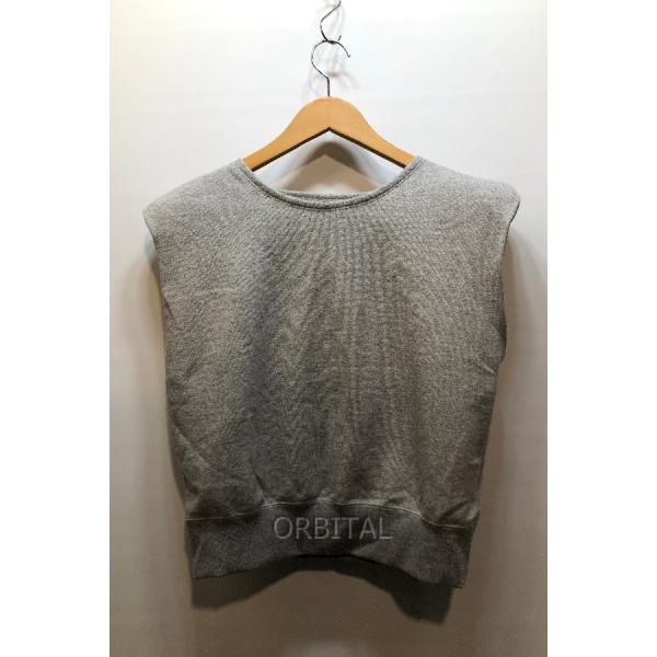 ラドロー　ludlow グレー ノースリーブ スウェット パワショル　24ss cycleparadisestore_kyd-