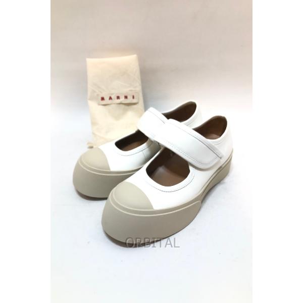 MARNI マルニ ホワイト　ナッパレザー　PABLO メリージェーン MARNI（マルニ） 経堂) MARNI PABLO メリージェーンスニーカー