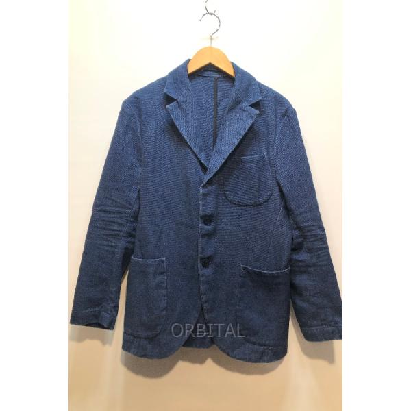 EVISU（エヴィス） 経堂) 刺し子 インディゴ 3B テーラード ジャケット