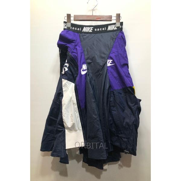 nika【NIKE×sacai】再構築　ドッキングナイロンスカート nika様専用【NIKE×sacai】再構築 ドッキングナイロンスカート