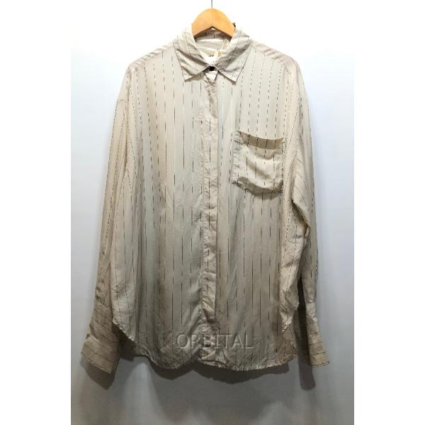 TODAYFUL 経堂) トゥデイフル ストライプシルキーシャツ 12510416