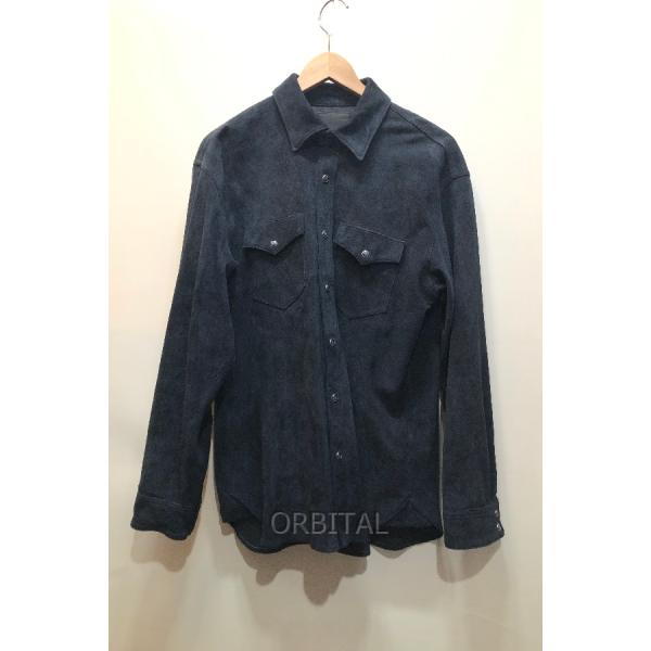 DENHAM 山羊皮シャツ DENHAM（デンハム） 経堂) やぎ革 スウェード