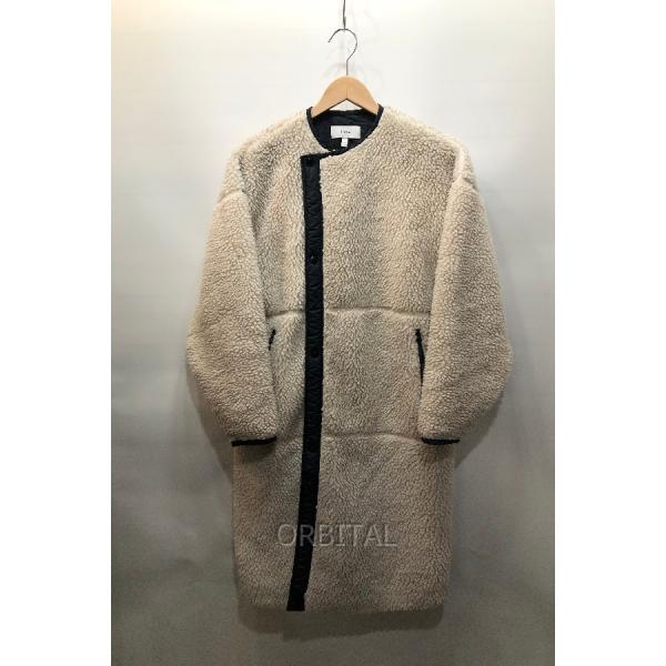 HYKE（ハイク） 経堂) フェイクシアリングコート FAUX SHEARLING COAT