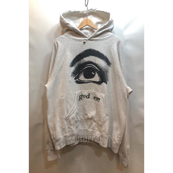 経堂) セントマイケル SAINT Mxxxxxx ラグランフーディー 定価55,000円 ダメージ加工 SM-S21-0000-036 サイズXL 21SS