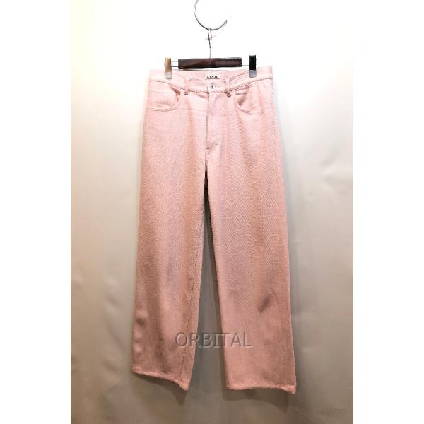 AURALEE（オーラリー） 経堂) AURALEE 26SS SILK NEP DENIM 5Pワイド