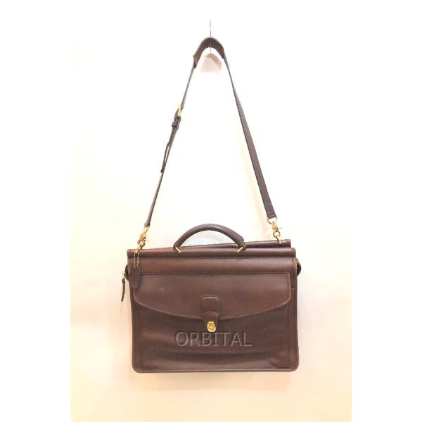 COACH（コーチ） 経堂) OLD COACH LENOX レザー ブリーフバッグ 5213